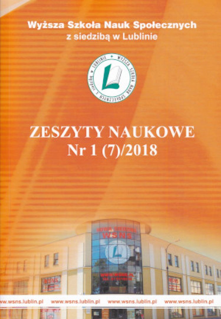 Zeszyty Naukowe ANSiM 2018